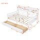 preview thumbnail 25 of 72, Daybed Bed Frame with 2 Drawers and Bedside Shelves