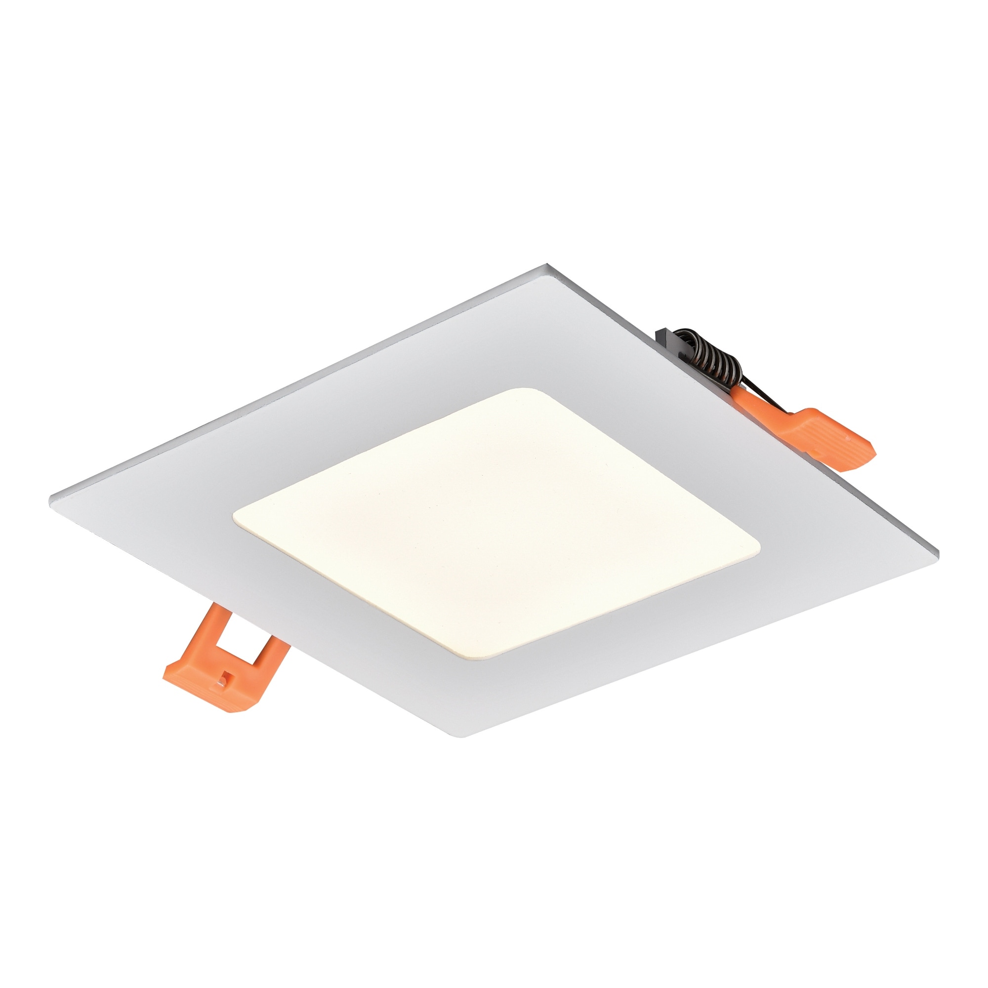 Integrated LED Square Recessed Light - 4.75" - White