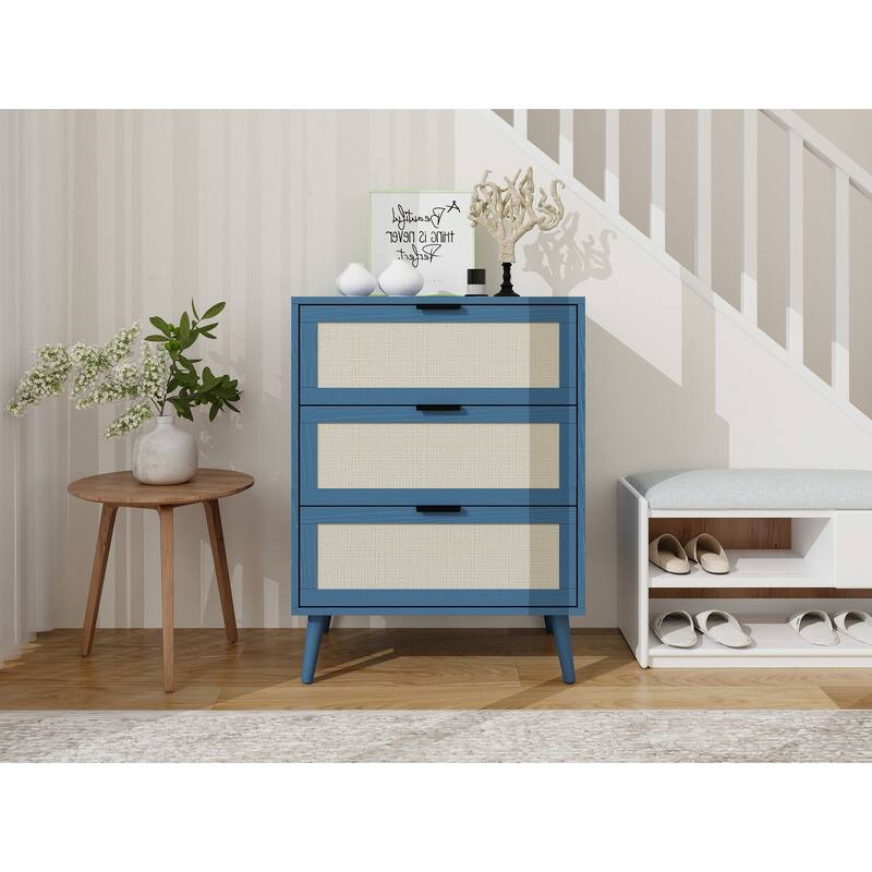 3 Drawers Wood Pantry Organizer, Drawer Storage Cabinet Suitable for Bedroom, Living Room, Kitchen
