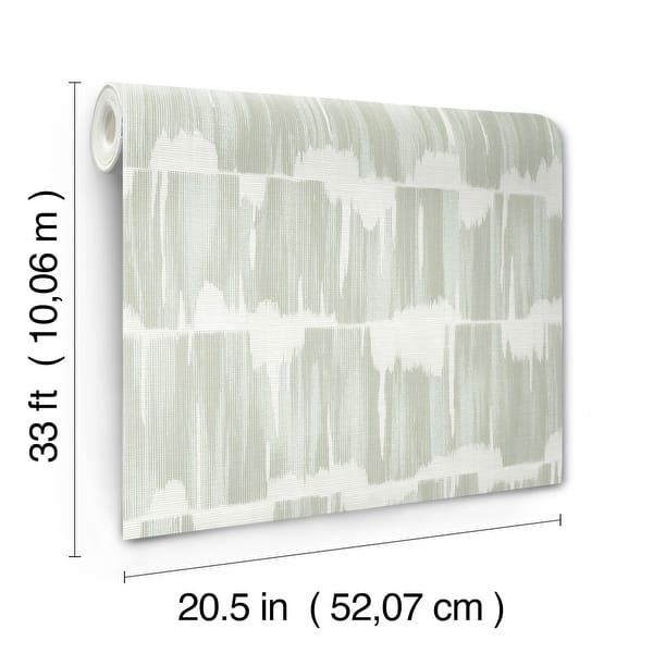 A-Street Prints Serendipity Seafoam Shibori Wallpaper