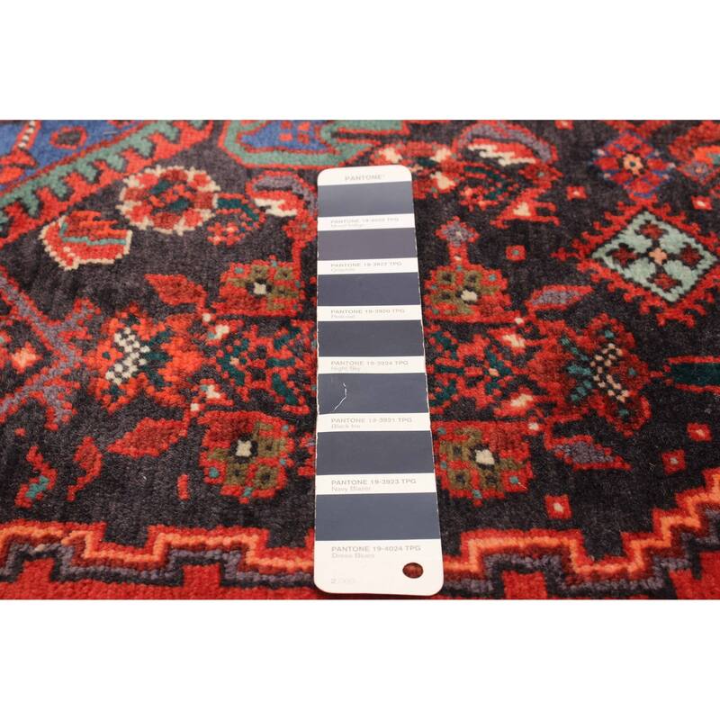ECARPETGALLERY Hand-knotted Anadol Dark Navy Wool Rug - 4'3 x 7'0
