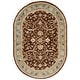 preview thumbnail 64 of 96, SAFAVIEH Handmade Antiquity Izora Traditional Oriental Wool Rug 4'6" x 6'6" Oval - Brown/Green - Oval