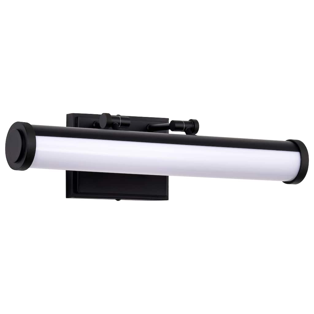 Cora 18 Inch LED Vanity 3 CCT Selectable Black Finish Acrylic Lens