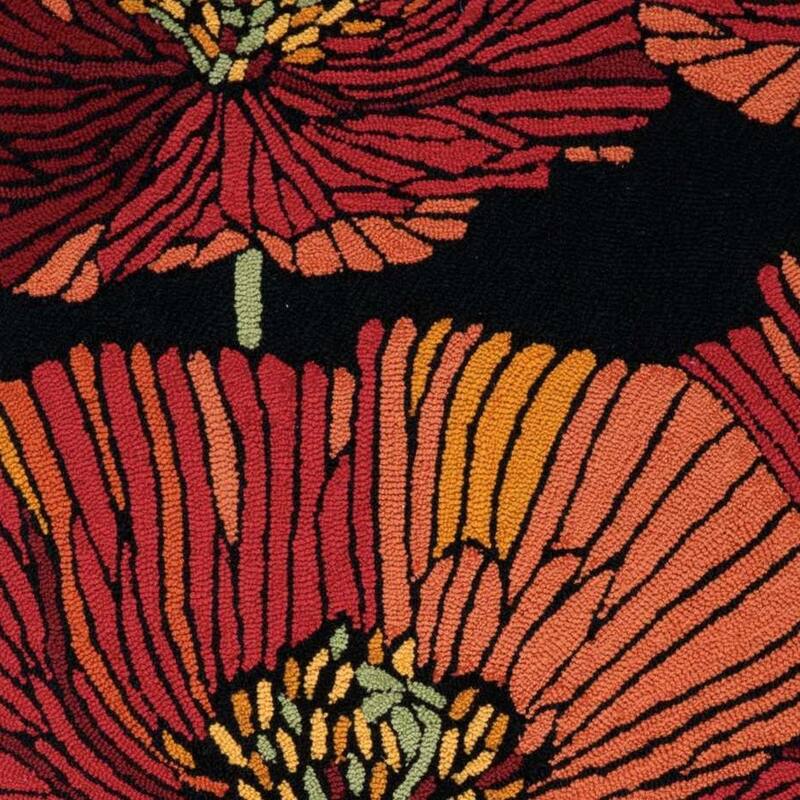 Gako Floral Traditional Stain Resistant Area Rug By HomeRoots - 48' X '30' X '0.5