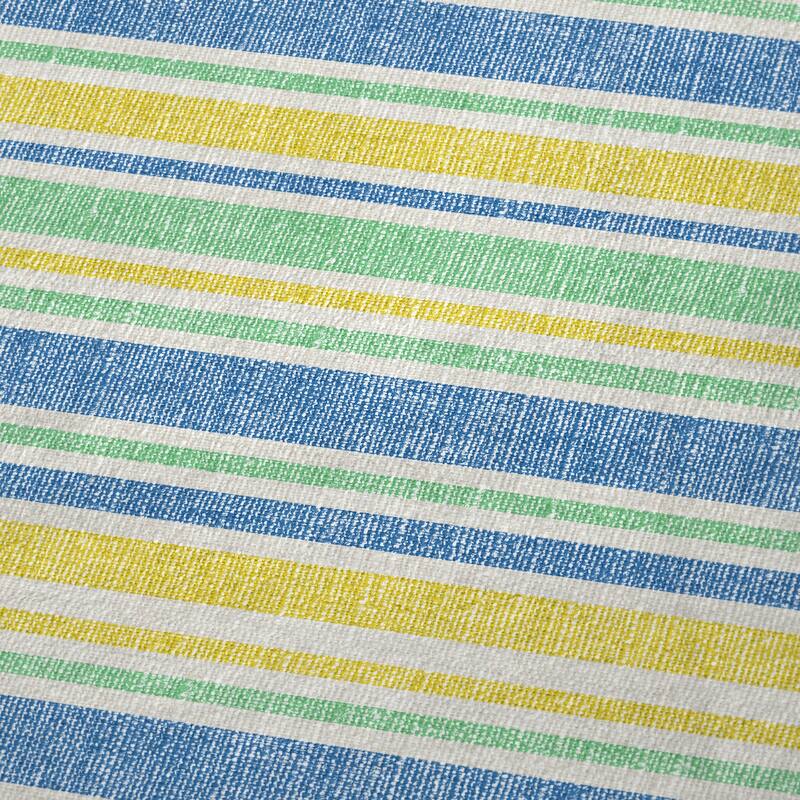 Premium Machine Washable Modern Stripe Sherpa Throw Blanket