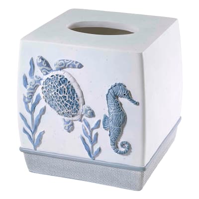 Avanti Linens Caicos Tissue Cover - White - Tissue Cover