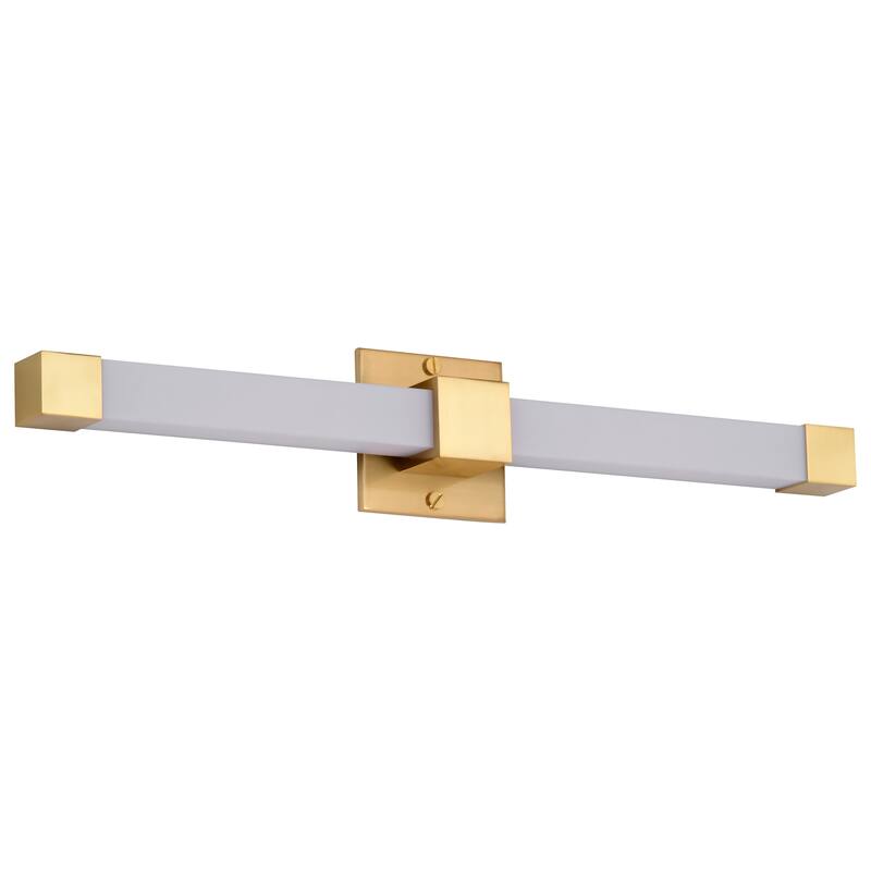 Brightwyn 24 Inch LED Vanity Brushed Brass Finish - Brushed Brass - Brushed Brass