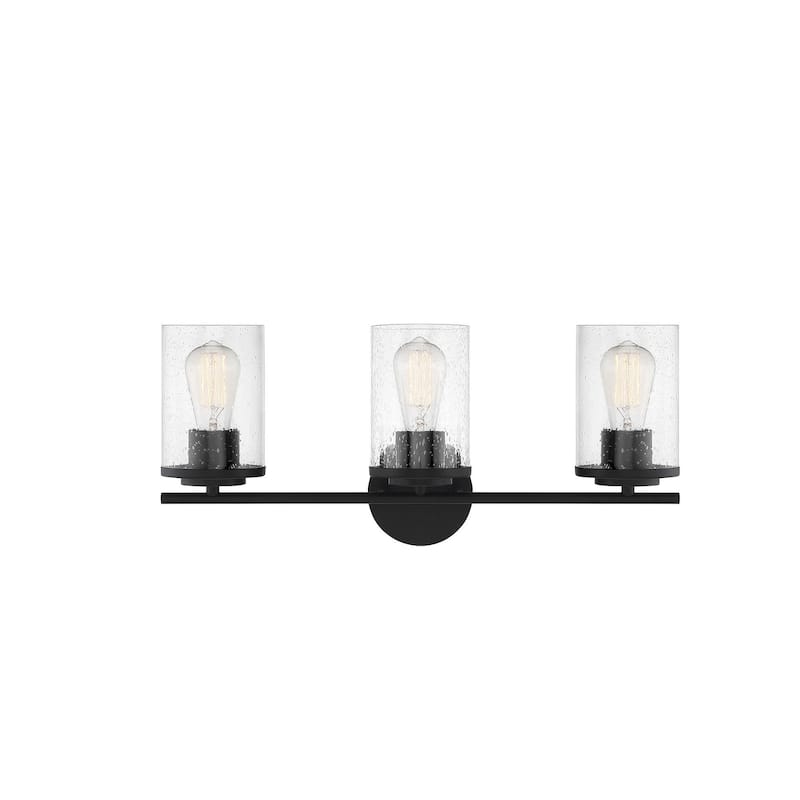 Savoy House Marshall 3 Light 22" Wide Bathroom Vanity Light - Matte Black