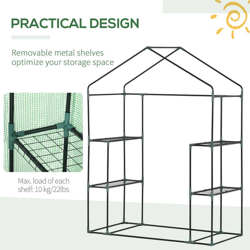 Lean To Green House, Dark Green