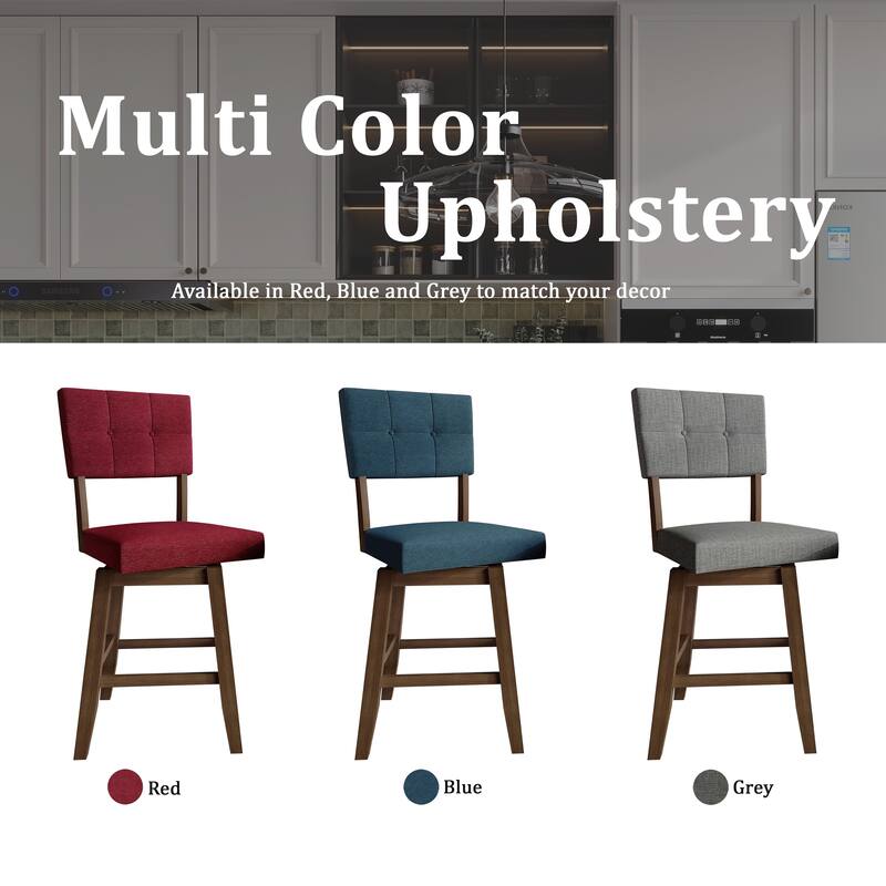 CraftPorch Modern Swivel Counter Chair with Round Table