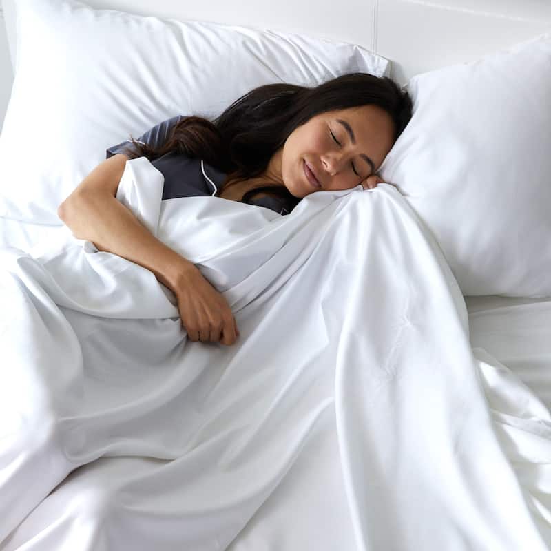 BedVoyage 100% viscose from Bamboo Bed Sheet Set, Split King - White