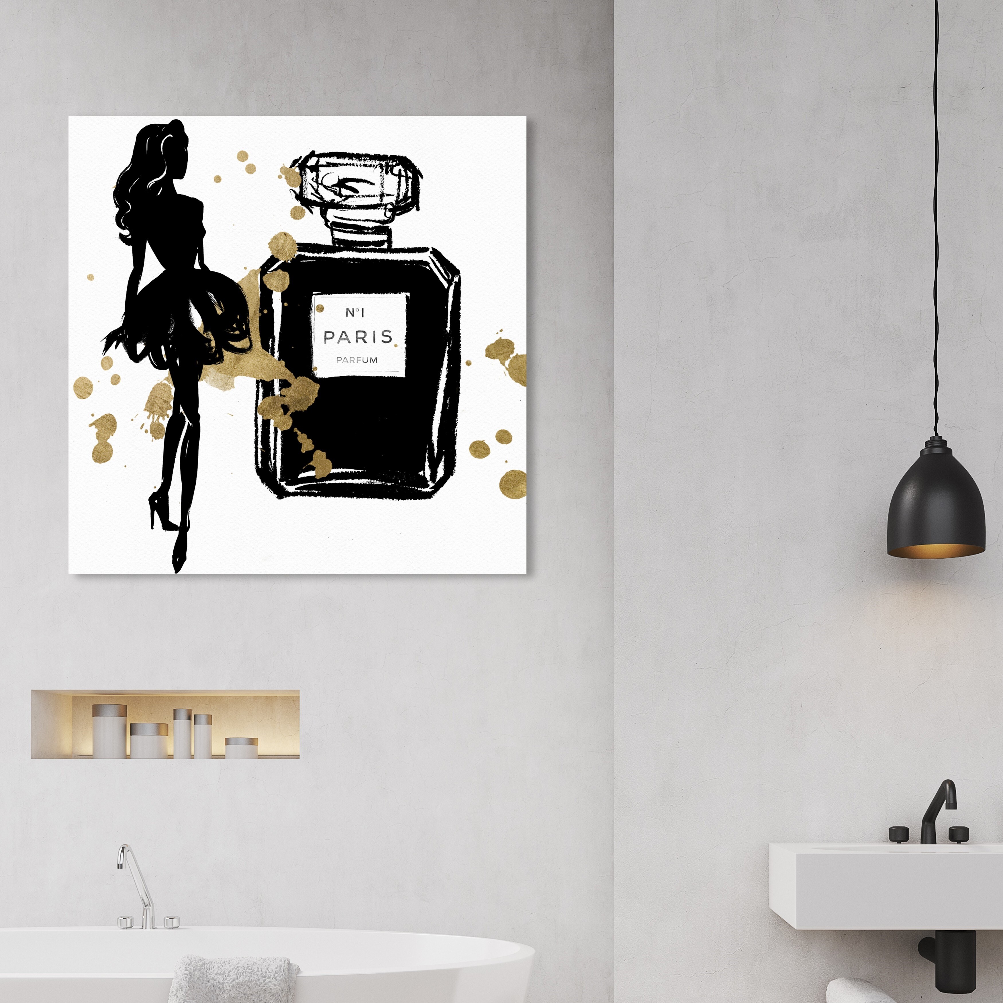 Oliver Gal 'Runway Gal French Perfume' Fashion and Glam Wall Art