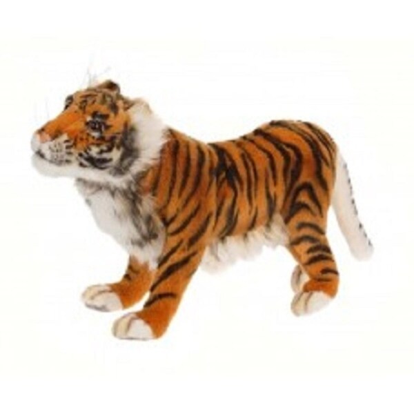 Set Of 3 Life Like Handcrafted Extra Soft Plush Caspian Tiger Stuffed Animals 11 75 Orange N A