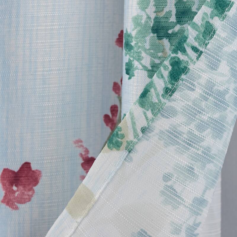 Cedar Floral Seashells Starfish Flowers Shower Curtains with Hooks
