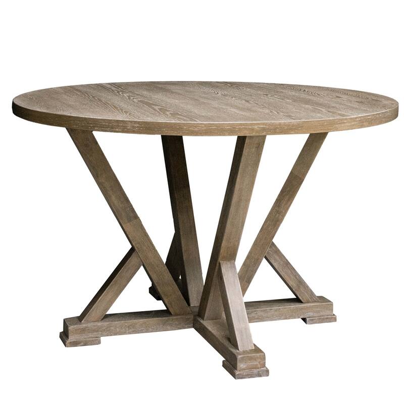 4 Seaters Modern Wood Dining Table with Base