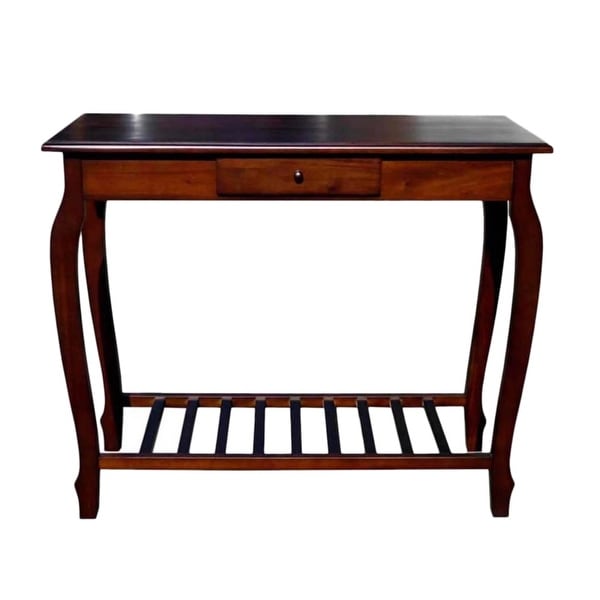 Offex Solid Kiln Dried Mahogany Carolina Console Table