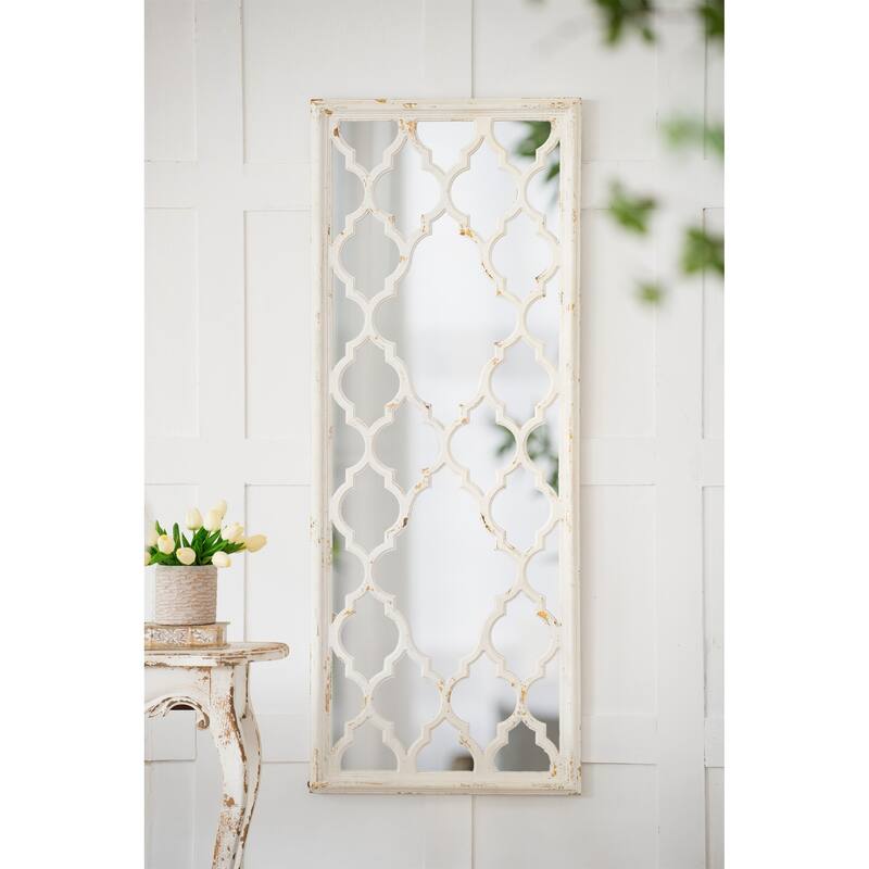 Distressed Floor Mirror