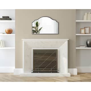 Kate and Laurel Leanna Framed Arch Wall Mirror
