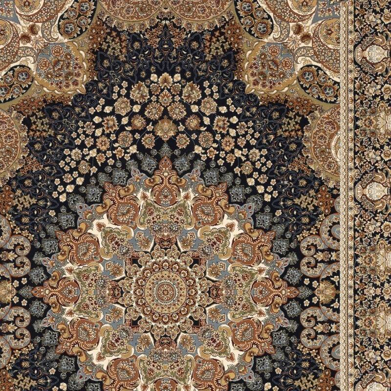 HomeRootsMedallion Traditional Rectangle Area Rug