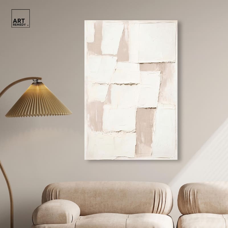 Plastered Planes II Canvas by Art Remedy, Gallery Wrapped