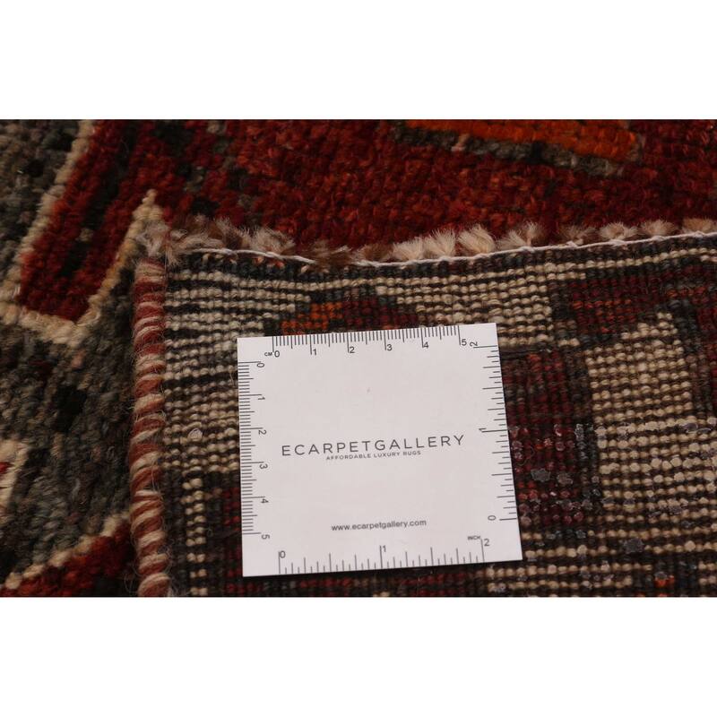 ECARPETGALLERY Hand-knotted Melis Vintage Red Wool Rug - 4'1 x 12'0
