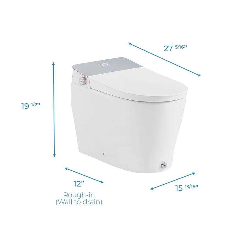 Ove Decors 15TSH-CLAR16-WHTYI Clarke 0.92 / 1.28 GPF One Piece