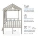 preview thumbnail 4 of 4, Furniture of America Valley Metal Twin Loft Bed with Canopy