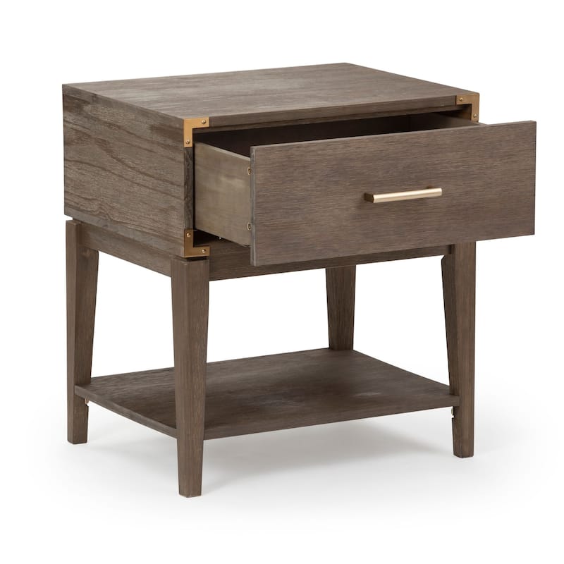 Plank and Beam Contempo Nightstand with 1 Drawer