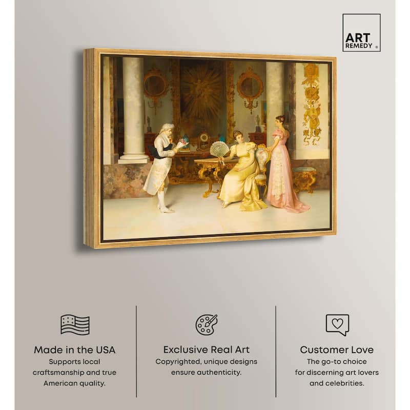 Bashful Suitor Canvas by Art Remedy