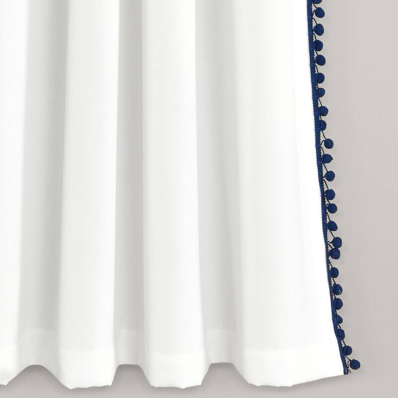 The Gray Barn Watertop Pom Pom 84-inch Curtain Panel