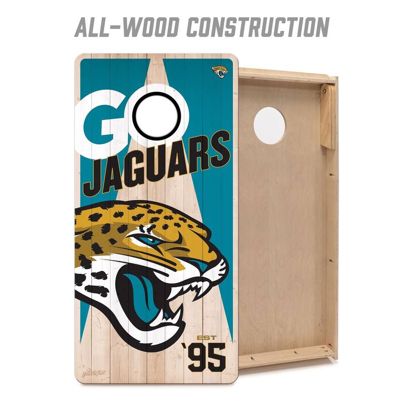 Jacksonville Jaguars NFL 2x4 Cornhole Board Set