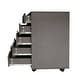 preview thumbnail 4 of 5, Moveable file cabinet with 5 drawers Dark Grey