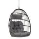 preview thumbnail 10 of 21, Outdoor Garden Rattan Egg Swing Chair Hanging Chair