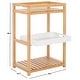 preview thumbnail 2 of 6, SAFAVIEH Home Collection Akio 3 Tier Shelf - 19" W x 13" D x 28" H