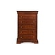 preview thumbnail 3 of 7, New Classic Furniture Rodgers Bordeaux 5-Drawer Chest with Lift-top