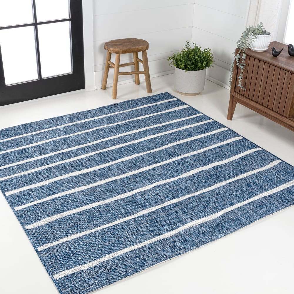 JONATHAN Y Andratx Berber Stripe Indoor/Outdoor Area Rug