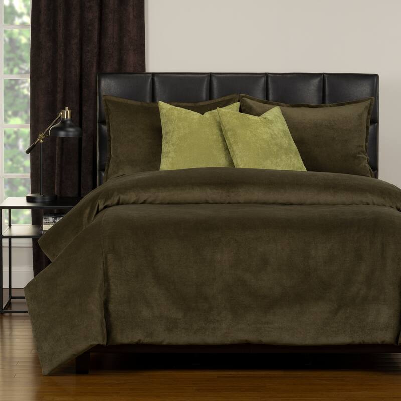 Mixology Padma 6 Piece Duvet Cover and Insert Set - Chive - Twin
