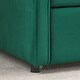preview thumbnail 12 of 10, Twin Size Daybed with Twin Size Trundle Upholstered Tufted Sofa Bed, Waved Shape Arms(80.5"x44.5"x33.5")