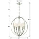 preview thumbnail 2 of 3, Crystorama Lighting Group Sylvan 5 Light 22-1/2" Wide Chandelier with