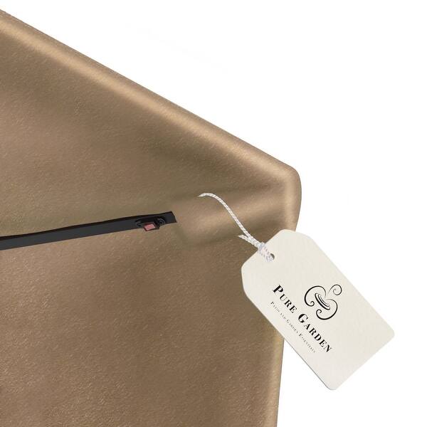 Shop Black Friday Deals On Boynton 10 Foot Patio Umbrella With Solar Powered Led Lights By Havenside Home On Sale Overstock 26855667