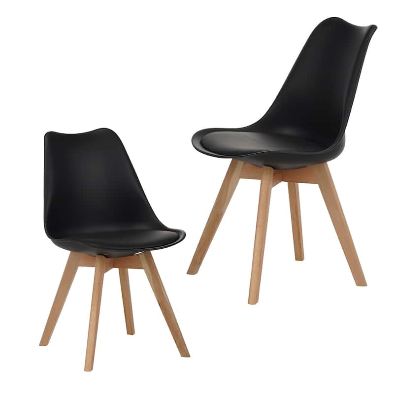 Set of four dining chairs - Black