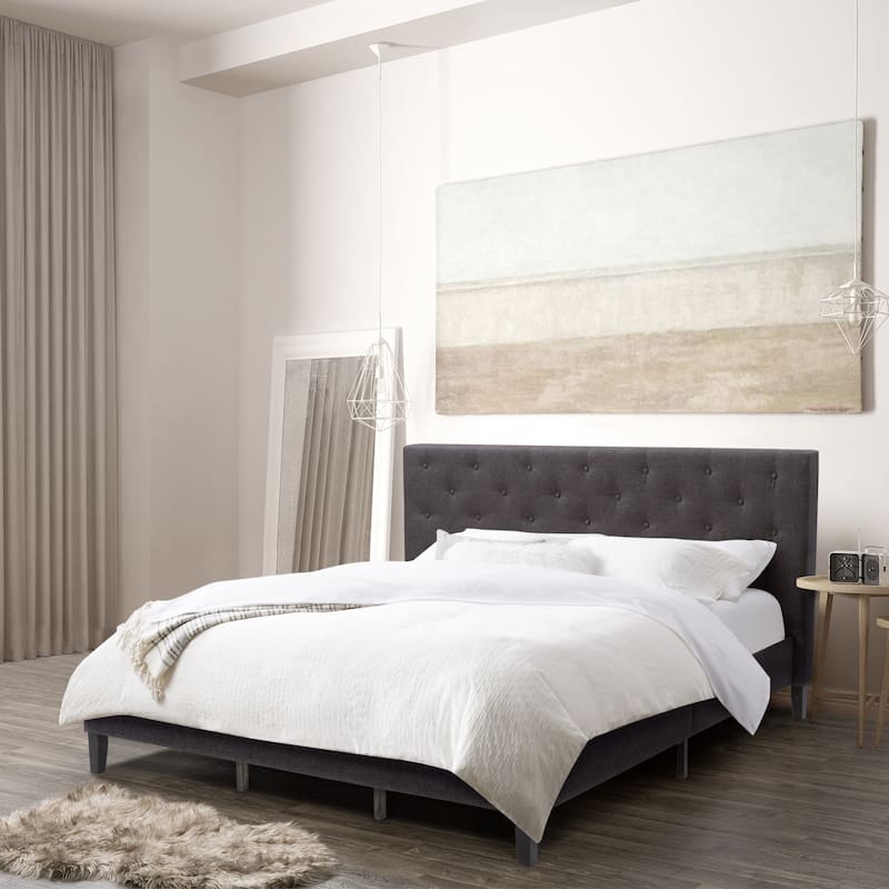 Nova Ridge Tufted Upholstered Bed, King