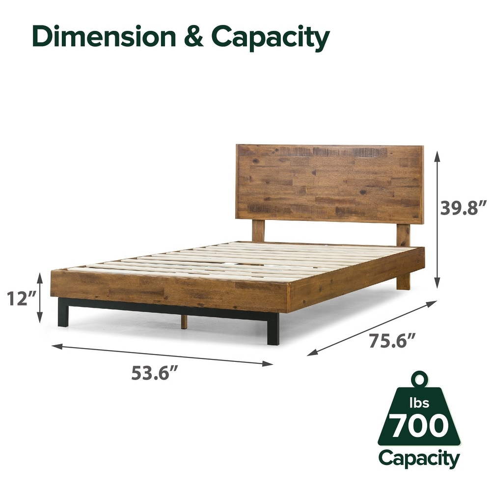 Carbon loft sollano wood platform bed sale