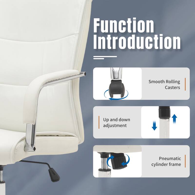 High Back Leather Ergonomic Swivel Executive Chair