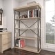preview thumbnail 44 of 74, Brown Wood 3 Shelves Shelving Unit - 48 x 17 x 34