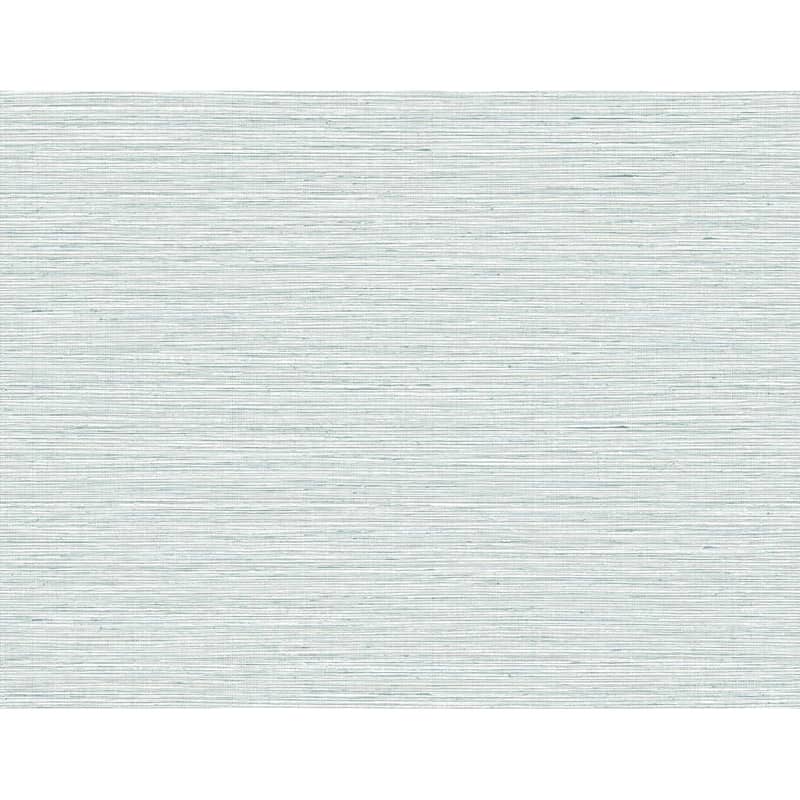 DuPont Tedlar Edmond Faux Sisal High Performance Vinyl Unpasted Wallpaper - 27 in. W x 27 ft. L - Blue Mist