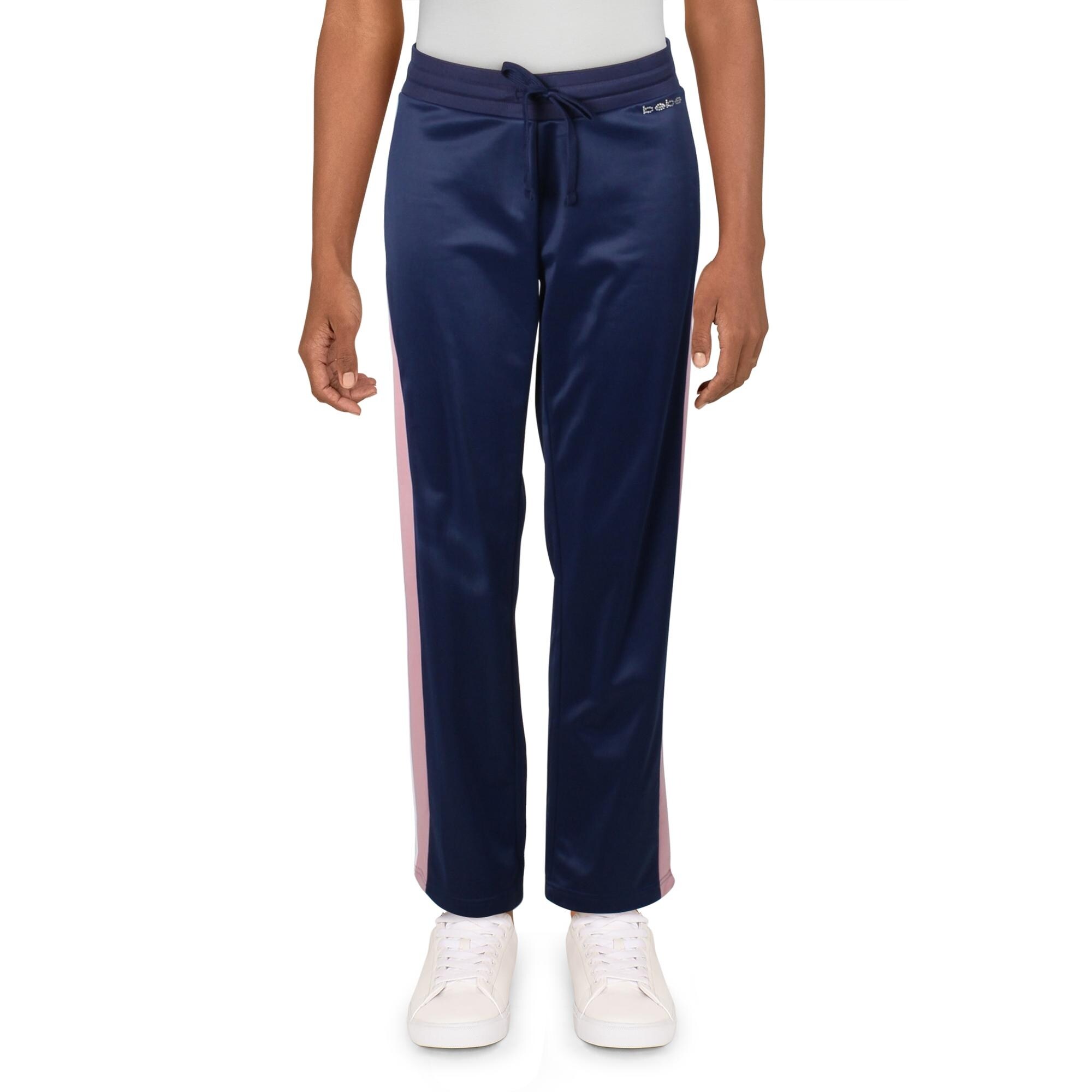 Bebe Sport Women S Striped Rhinestone Logo Bootcut Activewear Workout Pants Navy Zephyr Overstock Bebe Sport Women S Striped Rhinestone Logo Bootcut Activewear Workout Pants Navy Zephyr Overstock