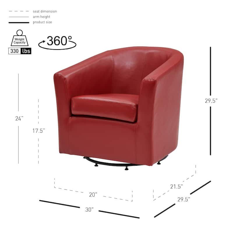 NPD Furniture Hayden Swivel Chair