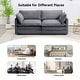 preview thumbnail 133 of 150, Corduroy Sectional Sofa with Removable Ottomans & Ultra-soft Cushions for Living Room & Bedroom