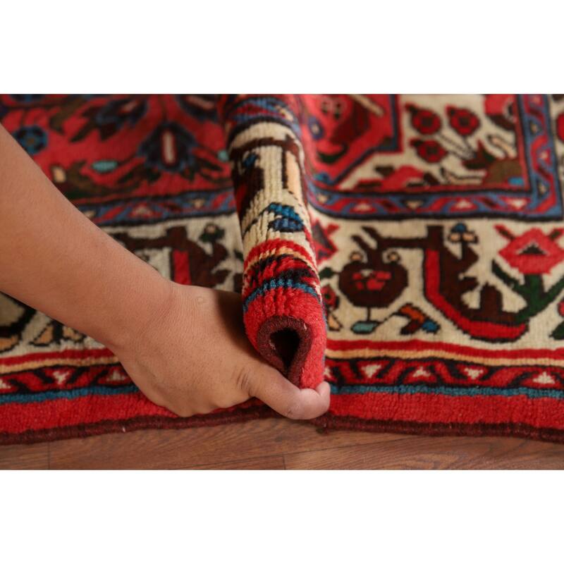 Floral Lilian Persian Area Rug Handmade Wool Carpet - 4'6" x 6'7"